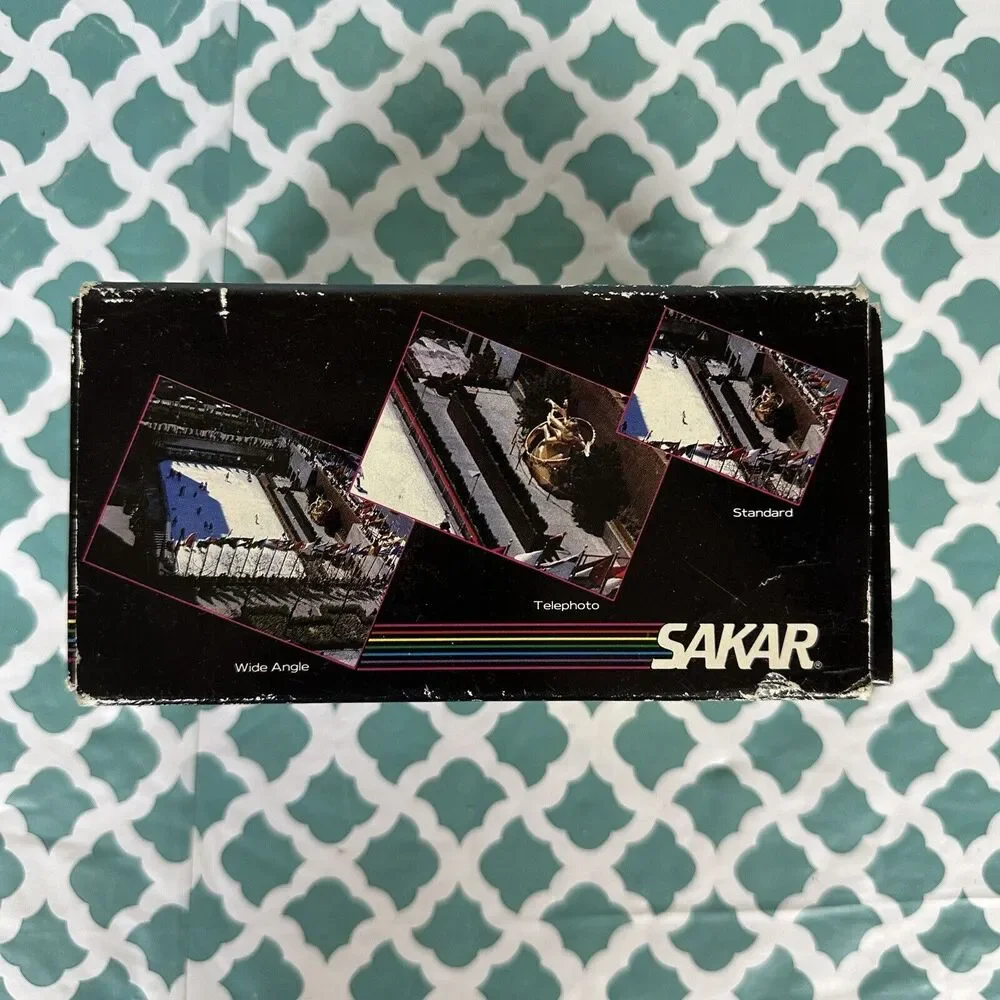 Sakar Vintage Camera Lens Lot of‎ Wide Angle & Telephoto Teleconverter AF35M II